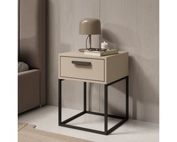 Meubella - Cebu - Nachtkastje - Beige
