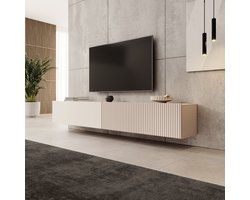 Meubella - Cruzar - TV-Meubel - Beige - 200 cm