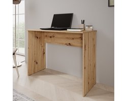 Meubella - Daro - Bureau - Eikenpatroon - 98x45x74 cm