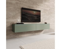 Meubella - Dixon - TV-Meubel - Groen - 180 cm