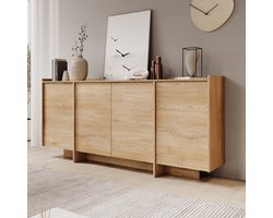 Meubella - Dressoir Jaxon - Eiken - 200 cm