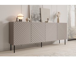 Meubella - Dressoir Laguna - Beige - 200 cm
