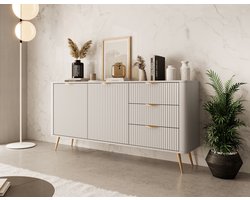Meubella - Dressoir Lima - Beige - 163 cm