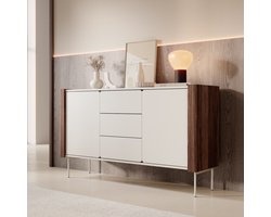 Meubella - Dressoir Lux - Beige - 141 cm