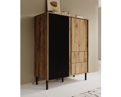 Meubella - Dressoir Margareth - Eiken - 100 cm - Hoog
