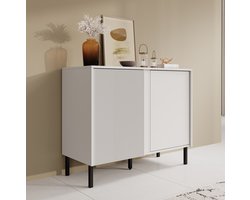 Meubella - Dressoir Margareth - Wit - 100 cm