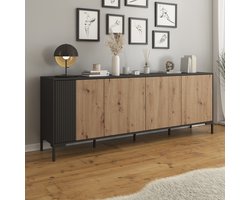 Meubella - Dressoir Molina - Eiken - 200 cm