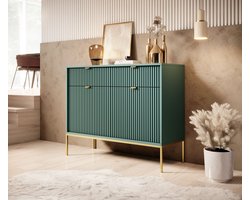 Meubella - Dressoir Navil 2 - Groen - 104 cm