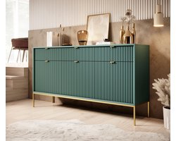 Meubella - Dressoir Navil 2 - Groen - 154 cm