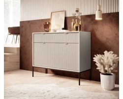 Meubella - Dressoir Navil - Beige - 104 cm