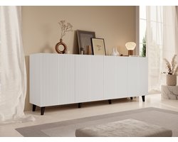 Meubella - Dressoir Palamos - Wit - 200 cm
