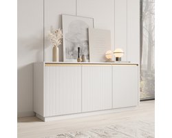 Meubella - Dressoir Remy - Wit - 154 cm