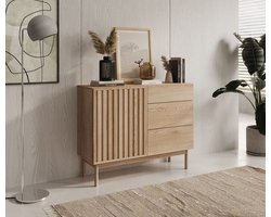 Meubella - Dressoir Storm - Eiken - 106 cm - Met lades