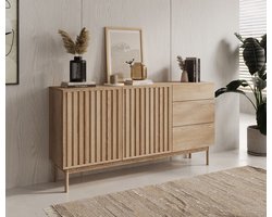 Meubella - Dressoir Storm - Eiken - 159 cm