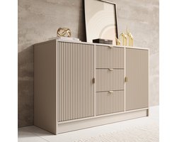 Meubella - Dressoir Tavares - Beige - 118 cm