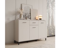 Meubella - Dressoir Vidor - Beige - 138 cm - 1 lade