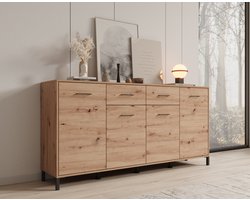 Meubella - Dressoir Vidor - Eiken - 183 cm