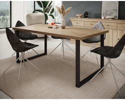 Meubella - Eetkamertafel Vince - Eiken - 180 cm