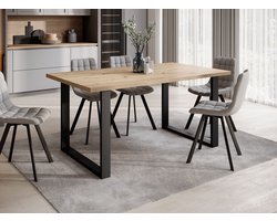 Meubella - Eettafel Butter - Eiken