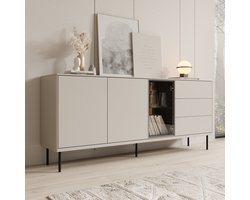 Meubella - Estrella - Dressoir - Beige - 194x41x83 cm