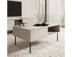 Meubella - Estrella - Salontafel - Beige - 110x67x48 cm