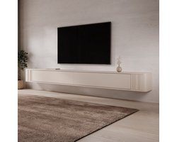 Meubella - Fermano - TV-Meubel - Beige - 300x31x30 cm