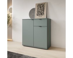 Meubella - Galeno 2 - Dressoir - Groen - 80x34x82 cm