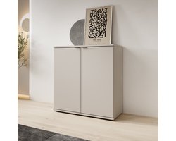 Meubella - Galeno - Dressoir - Beige - 80x34x82 cm