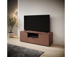 Meubella - Galeno - TV-Meubel - Oudroze - 130x41x44 cm