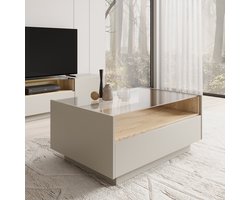Meubella - Heath - Salontafel - Beige - 96x67x43 cm