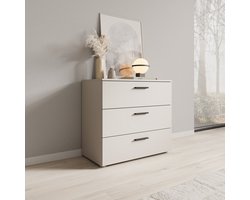 Meubella - Isandro - Ladekast - Beige - 80x41x74 cm