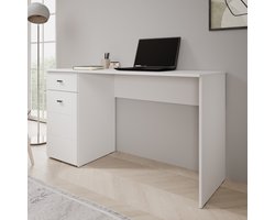 Meubella - Kairo - Bureau - Wit - 140x50x77 cm