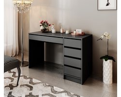 Meubella - Kaptafel Arco - Antraciet - 120 cm