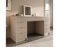 Meubella - Kaptafel Tavares 2 - Beige - 154 cm