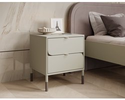 Meubella - Kindernachtkastje Hill - Beige - 46 cm