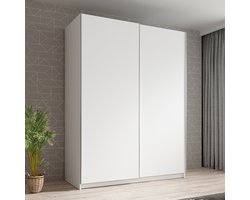 Meubella - Kledingkast Ganaro - Wit - 150 cm