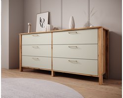 Meubella - Ladekast Isaac - Beige - 171 cm