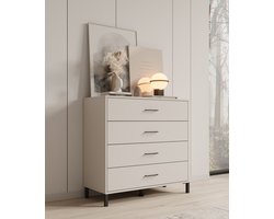 Meubella - Ladekast Vidor - Beige - 93 cm