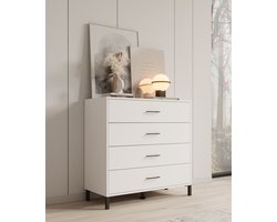 Meubella - Ladekast Vidor - Wit - 93 cm