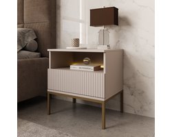 Meubella - Legend - Nachtkastje - Beige