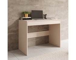 Meubella - Lombok - Bureau - Beige - 100x76 cm