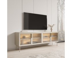 Meubella - Lomo - TV-Meubel - Beige - 181 cm