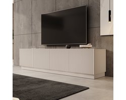 Meubella - Lucera - TV-Meubel - Beige - 200x42x48 cm