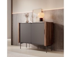 Meubella - Lux - Dressoir - Zwart - 105x40x83 cm