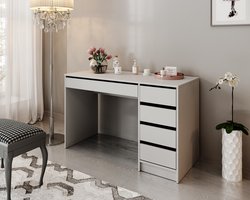 Meubella - Make-up tafel Arco - Beige - 120 cm