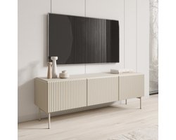 Meubella - Marajo - TV-Meubel - Beige - 147 cm