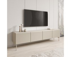 Meubella - Marajo - TV-Meubel - Beige - 195 cm