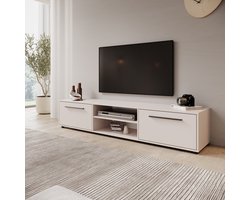 Meubella - Montalo - TV-Meubel - Beige - 190x40x38 cm