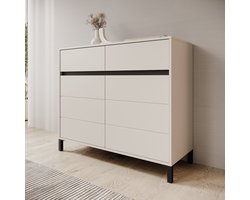 Meubella - Montellini - Dressoir - Beige - 106x40x90 cm