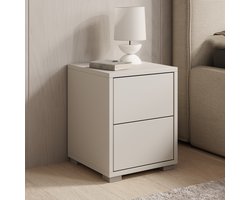 Meubella - Nachtkastje Gideon - Beige - 30 cm
